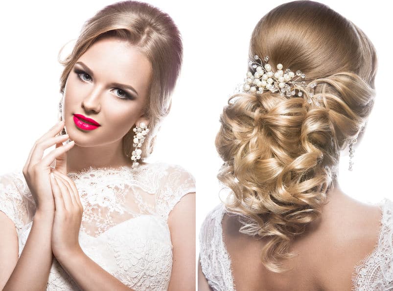 bride hair, wedding hairstyle