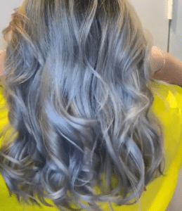 Silver Purple Hair