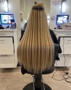 hand tied hair extensions