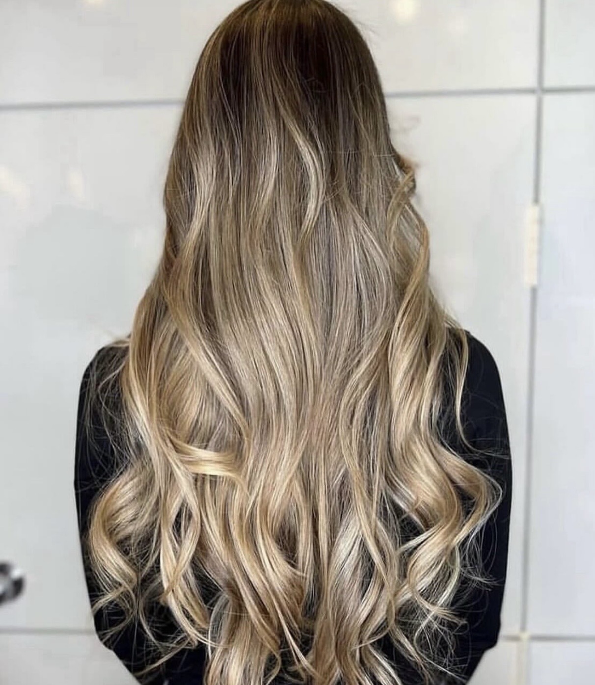 Color melting hair technique at a Winter Park hair salon